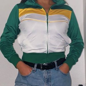 Cute green retro jacket